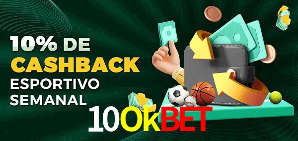 10% de bônus de cashback na 10Okbet