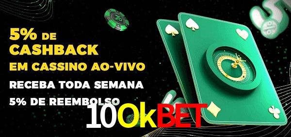 Promoções do cassino ao Vivo 10Okbet